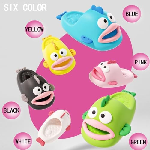 Clown Fish Slides Tongue Kiss Slippers for Adult Women Men Animals House Slippers Summer Open Toe Slide Sandals Fish Flops Cloud Shoes for Beach Shower Pool2