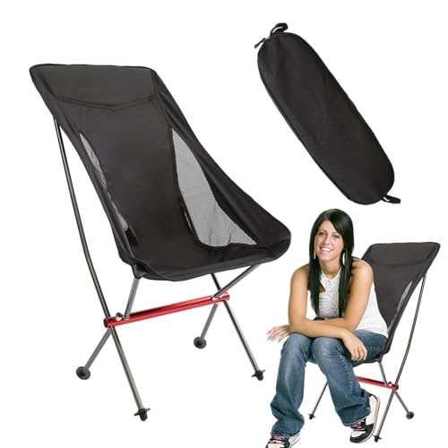 Chaise de camping portable pliante pour jardin balcon et pêche - 2