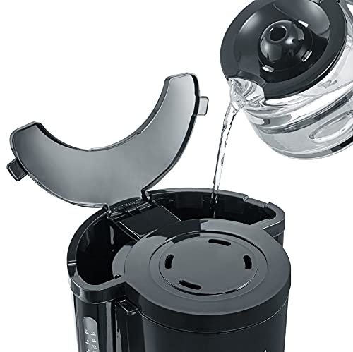 SEVERIN KA 4815 Type Cafetera para filtros de café molido, 1.000 W, 10 tazas, incluye jarra de cristal, negro - Imagen 4