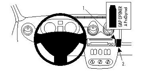Brodit 854399 ProClip Halterung
