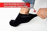 Skarpetki męskie do trampek, 10 par, kolor czarny, 5% elastan, 95% bawełna, unisex, 10 par czarnych., 35-38 EU