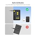 Baseus 70W Universal Travel Adapter, 6-in-1 International Plug Adapter with Retractable Cable, USB-C PD Fast Charging Worldwide Wall Charger for USA/EU/UK/AUS and Over 200 Countries - Enercore CG11 - Image 5