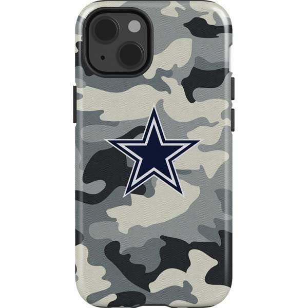 Skinit Impact Phone Case Compatible with iPhone 13 - Officially Licensed NFL Dallas Cowboys Camo Design
