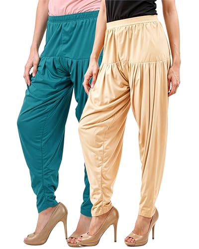 Image of Buy That Trendz Patiala Salwar for Women Relaxed Fit Viscose Patiyala Salwar Harem Bottom Pants