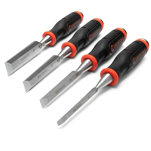 Crescent 4 Piece Wood, 1/4', 1/2', 3/4'', 1' Chisel - CWCHS4