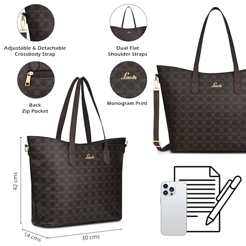 Image of Lavie Women's Hailon Tote Handbag | Tote Bag for Work | Ladies Purse | Stylish Shoulder Bag | Gift for Women
