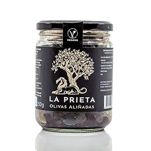 Gedehydrateerde zwarte Prietas-olijven Kalamata Spaans 100% natuurlijk ideaal voor veganistische hapjes Olijfolie rijk aan vezels