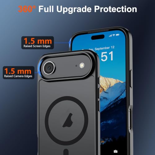 Image of AIBEX Back Cover Case for Apple iPhone 13 Pro Max MagSafe Compatible | Slim Case with Wireless Charging Support | Anti-Scratch, Anti-Fingerprint & Lightweight Military-Grade Protective Cover - Brown