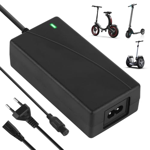 Mineup Cargador Patinete Electrico, Cargador 42V 2A Cargador de batería Patinete, Cargador para Patinete Eléctrico, Cargador de Scooter para M365 y Ninebot ES1 ES2 (EU)