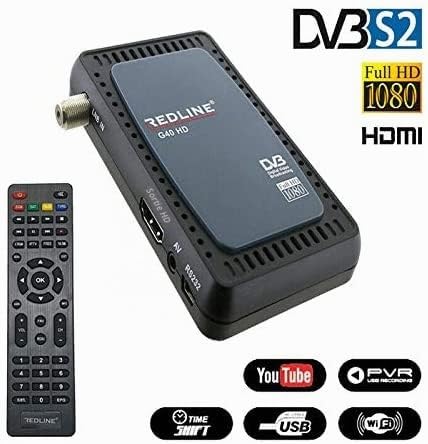 Mini RÉCEPTEUR Satellite Free-to-AIR (FTA) Full HD Compatible WiFi/IPTV