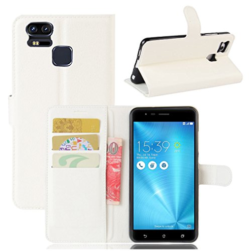 Case for ASUS ZenFone 3 Zoom ZE553KL, PU Leather Stand Wallet Flip Case Cover for ASUS ZenFone 3 Zoom ZE553KL,Business Style Phone protection shell,The case with[Cash and Card Slots]