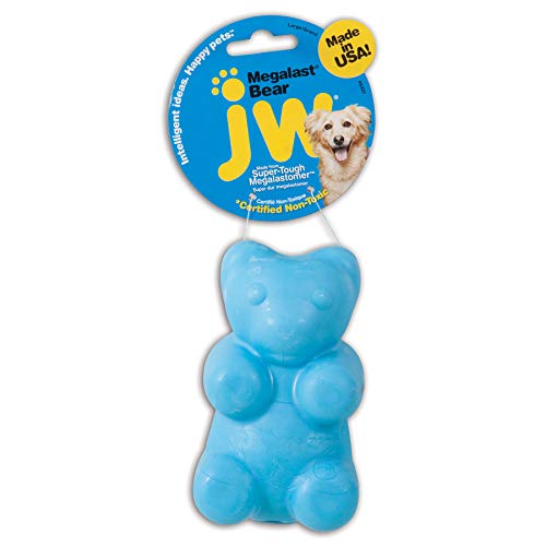 JW Pet Company Megalast Gummi Bear Dog Toy, Large, Colors Vary