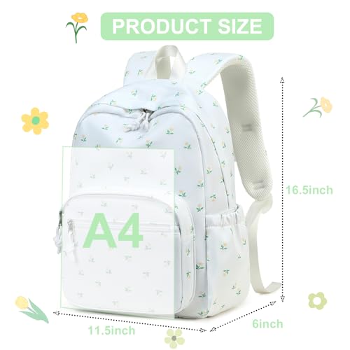 Image of Girls Backpack for Kids Elementary Bookbag Girly School bag Children Laptop Bag