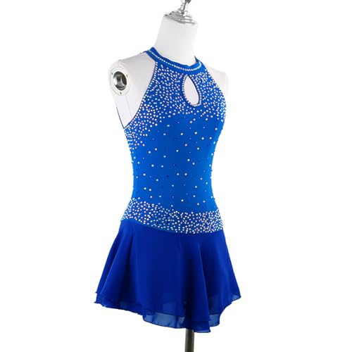 Vestido Feminino Sem Mangas Para Patinação Artística No Gelo, Performance De Competição Para Adultos