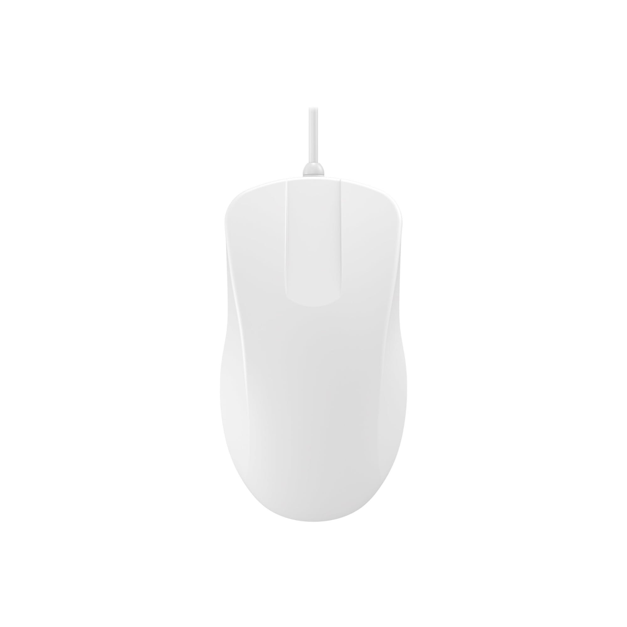 Active Key AK-PMH1OS-US-W - Ratón higiénico con Sensor de Rueda de Desplazamiento, Color Blanco