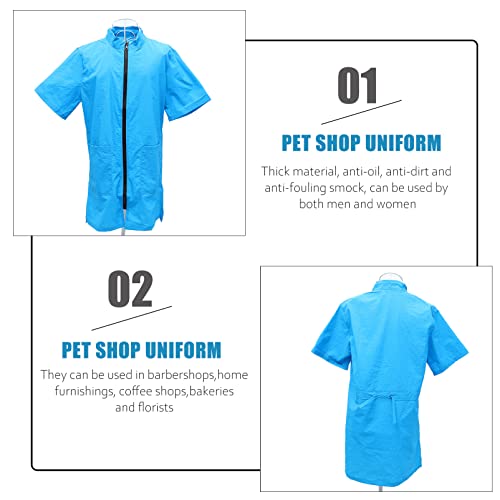 Hemobllo Dog Grooming Tunic Women Pet Grooming Smock - Image 2