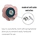 Hansicod Men's Lapel Flower Handmade Boutonniere Pin for Suit (Pink)