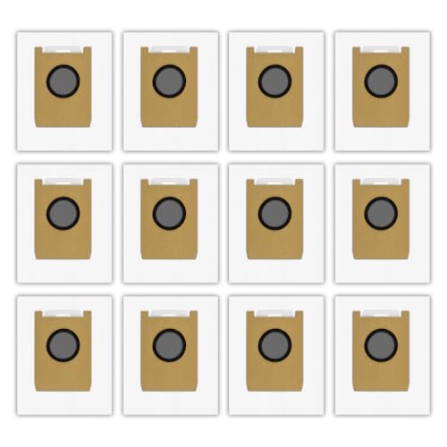 Image of (12 Pack) E20 Replacement Dust Bags for eufy Robot Vacuum 3-in-1 E20 Robot Vacuum Self-Empty Station, Disposable Vacuum Bag Accessories, Canister Bags, Filter Bags