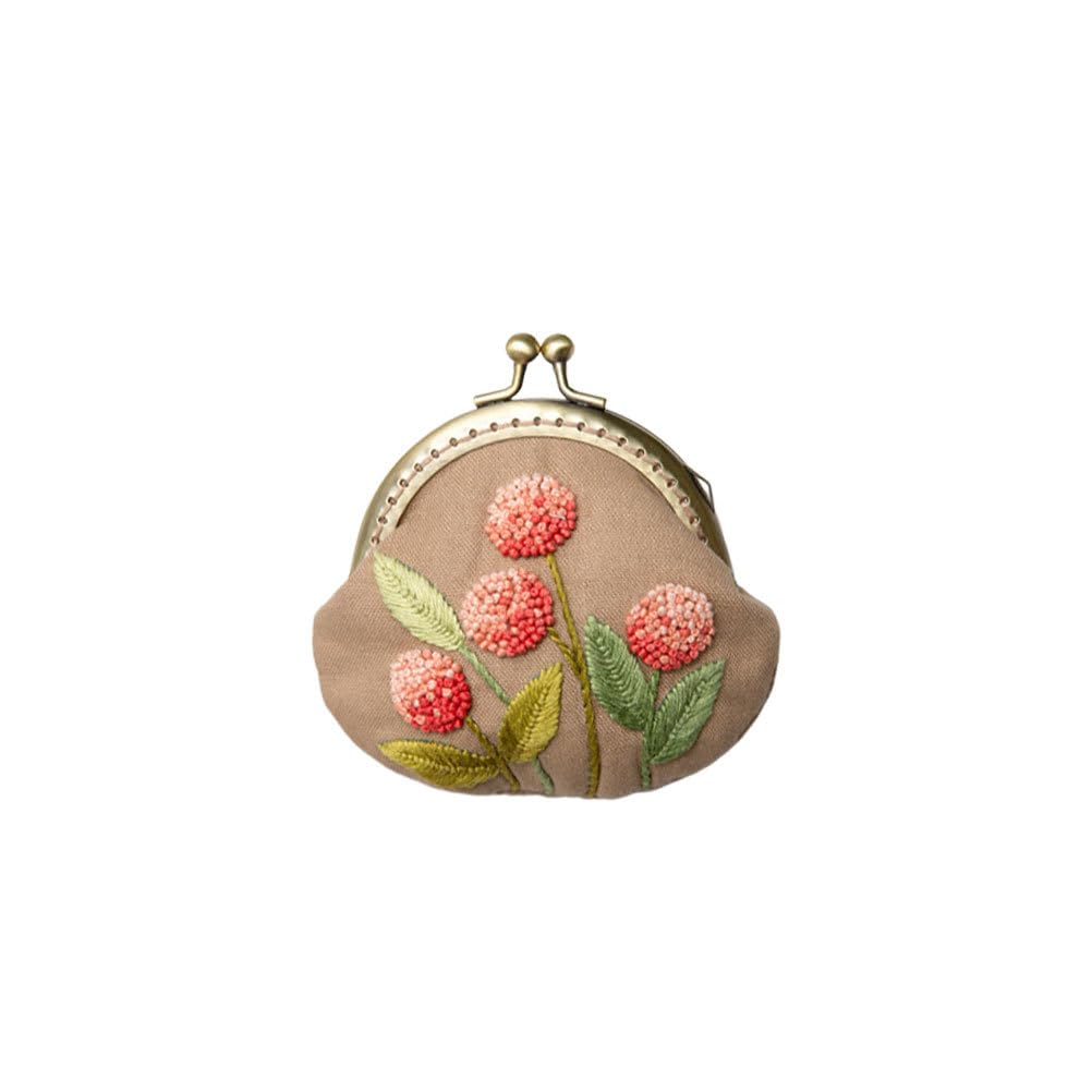 1 Set Coin Purse Embroidery Pouch Making Kit Lock Embroidery Tool DIY Coin Bag