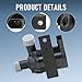RALBDX Auxiliary Cooling Water Pump With Plug Compatible With A3 A4 TT,VW Beetle Jetta Passat Tiguan CC Eos Golf GTI - 2.0T Engine Replace 1K0965561J