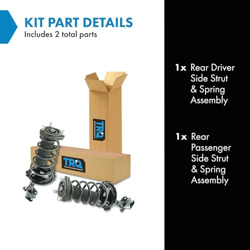 Image of TRQ Rear Strut and Spring Assembly Set 2 Piece