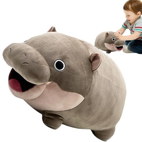 Peluche hippo mignon pour décoration maison douce de canapé