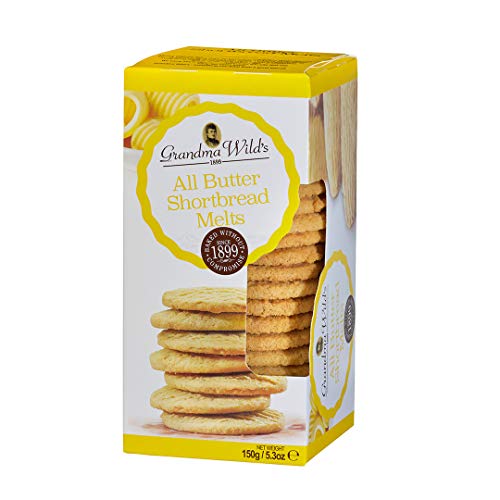 Grandma Wild's All Butter Shortbread Melts Cookies Box, 150g