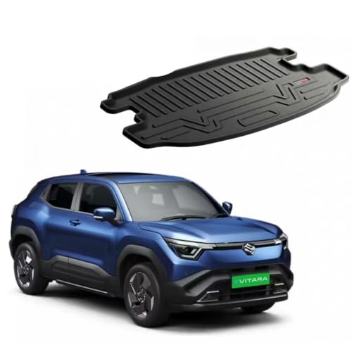 Image of 3D TPE Car Boot Mat for E-Vitara Custom Fit, Heavy Duty & Anti-Slip Boot Mat | All Weather Resistant, Waterproof & Dustproof Trunk Liner, Car Dicky Mat for E-Vitara