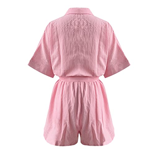 Combinaison d'été pour femme rouge S résolvant le manque de confort texturé