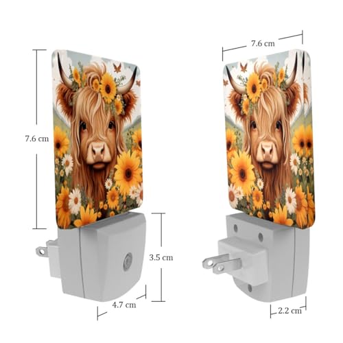 Luz nocturna LED enchufable 2 piezas miniatura 7