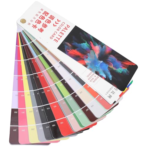 Tarjeta de paleta de colores de papel COLLBATH con 385 tonos para diseño industrial y proyectos