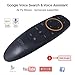ESPBOP Replacement Remote Control for Android TV Box, Smart TV, Universal 2.4G Wireless TV Remote with Voice Remote, Air Mouse Remote and Motion Sensing Game for PC,Projector, G10S, Black