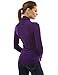 PattyBoutik Women V Neck Empire Waist Knit Top (Medium Purple L)
