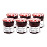 Bonne Maman Raspberry Preserves, 13 oz Glass Jars (Pack of 6)