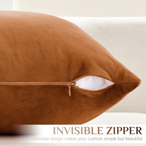 Housse de coussin velours double face Softaker pour protéger et décorer