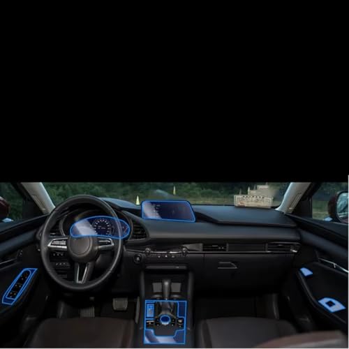 Voyagez l'esprit tranquille : film protection écran GPS Mazda 3 pour console centrale HD