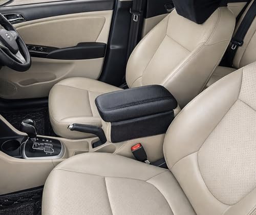 Image of Pabla Universal Car Armrest Cushion Memory Foam Soft PAD with Side Pockets, Universal Fit for All Cars