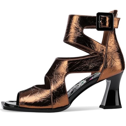 TDD Chunky Gladiator Sandals for Women Summer Peep Toe Stylish Sexy Shoes Dressy Comfortable Strappy High Heels Elegantes Sparkly Buckle Wedge Ladies Formal 3 Inch Pumps2