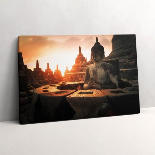 Statue de Bouddha en méditation toile murale pour apaiser votre intérieur