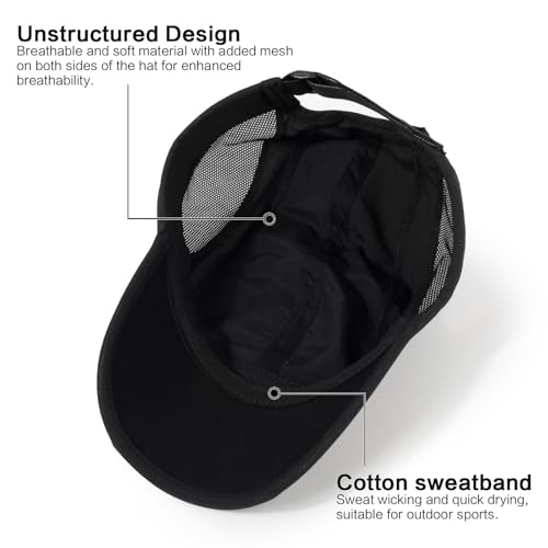 Image of HH HOFNEN Quick Dry Baseball Cap Unstructured Water Resistant Golf Hat