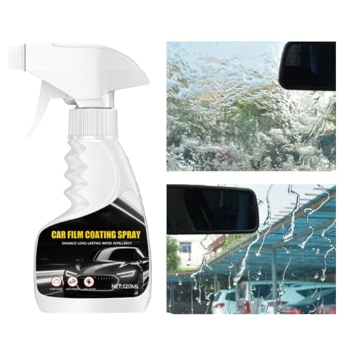 Spray Revêtement Voiture,120ML Restaurateur de Film Imperméable,Spray Imperméabilisant et Anti-Buée - pour Protection Brillance Nettoyage SUV Camion Phares