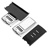 COLLBATH Kleiner Digitale Taschenwaage 2 Stück Präzise Elektronische Kleiner Küchenwaage für Lebensmittel und Kaffee Tragbare Handwaage im Autoschlüssel Design ohne Batterien