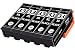 Produktbild SupplyGuy 5 Druckerpatronen kompatibel mit Epson 33XL schwarz für Expression Premium XP530 XP540 XP630 XP635 XP640 XP645 XP830 XP900