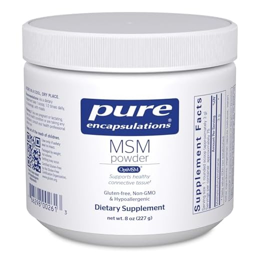 Pure Encapsulations MSM Powder | Hypoallergenic Supplement Supports Joint, Immune, and Respiratory Health | 8 Ounces