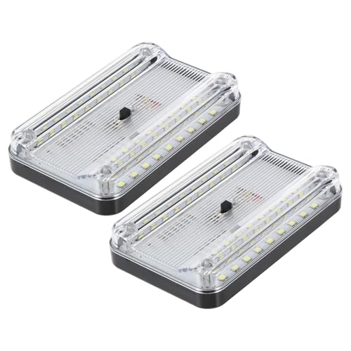 Lámpara de lectura techo 12v de plástico bajo consumo y 36 LED Toyvian para interior coche