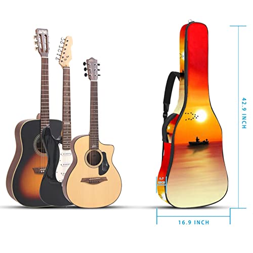Housse de transport étanche pour guitare avec bandoulière réglable, clé colorée et note de musique, Multicolore 09, 42… - Les Beatles, Paul McCartney, John Lennon, RIngo Starr, George Harrison Housse de transport étanche pour guitare avec bandoulière réglable, clé colorée et note de musique, Multicolore 09, 42… – Image 6