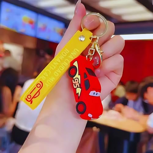 Image of Cute 3D Keychain | Keyring & Quirky Bag Charm | Hard Silicone, Unbreakable | Travel Essential | Kids Friendly | Strap & Bag Hook