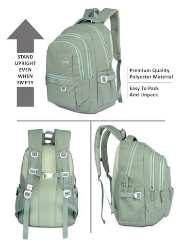 Image of Lavie Sport Eclipse Laptop Backpack | 36 Liters | Fits Upto 16 Inch | Laptop Compatiable | Rain Cover | Gift for Biys & Girls