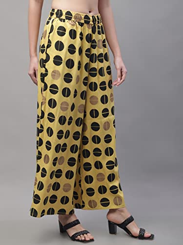 Image of Pistaa's Women's Regular Fit High Rise Palazzo