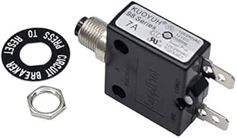 KUOYUH Circuit Breaker 98 Series 25A 125/250VAC 32VDC-50VDC - Foto 6